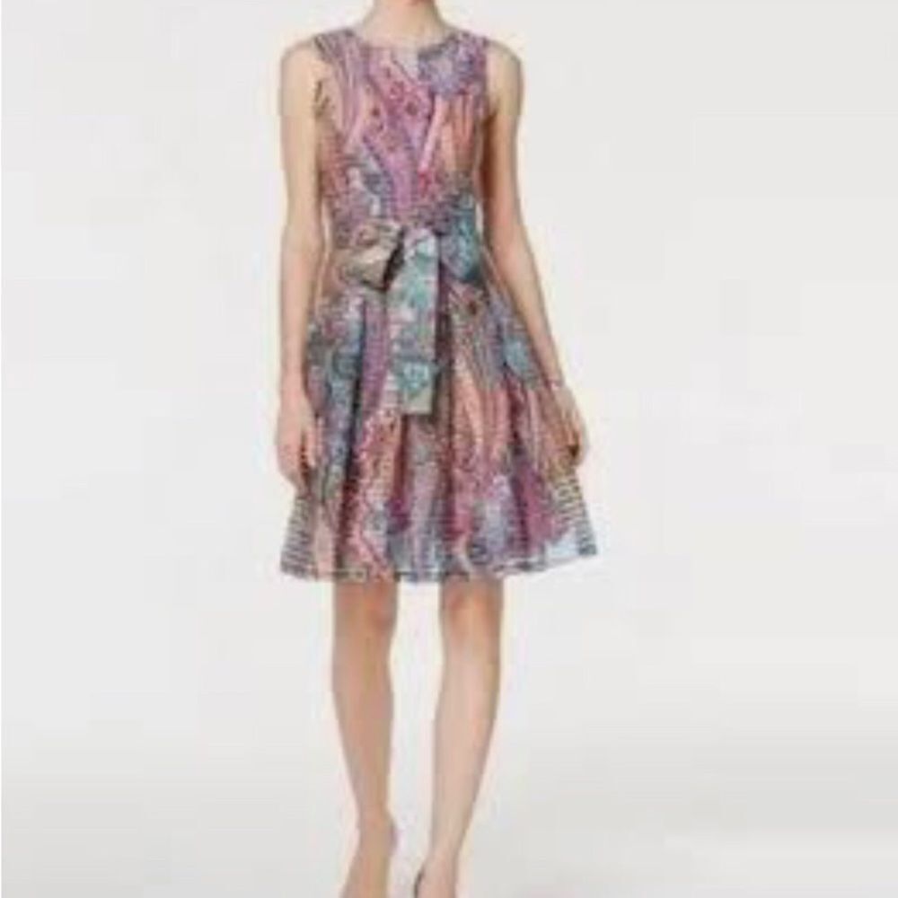 Tommy Hilfiger Multicolor Paisley Midi Dress